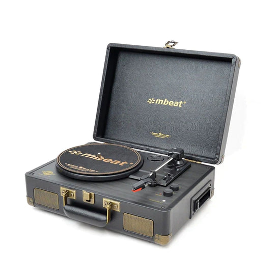 mbeat MB-TR166BLK Uptown Retro 復古藍牙卡式帶及黑膠碟唱機