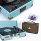 mbeat Woodstock II 藍色復古藍牙黑膠碟唱機 (藍色MB-TR96BLU、綠色MB-TR96TGN、黑色MB-TR96BLK)